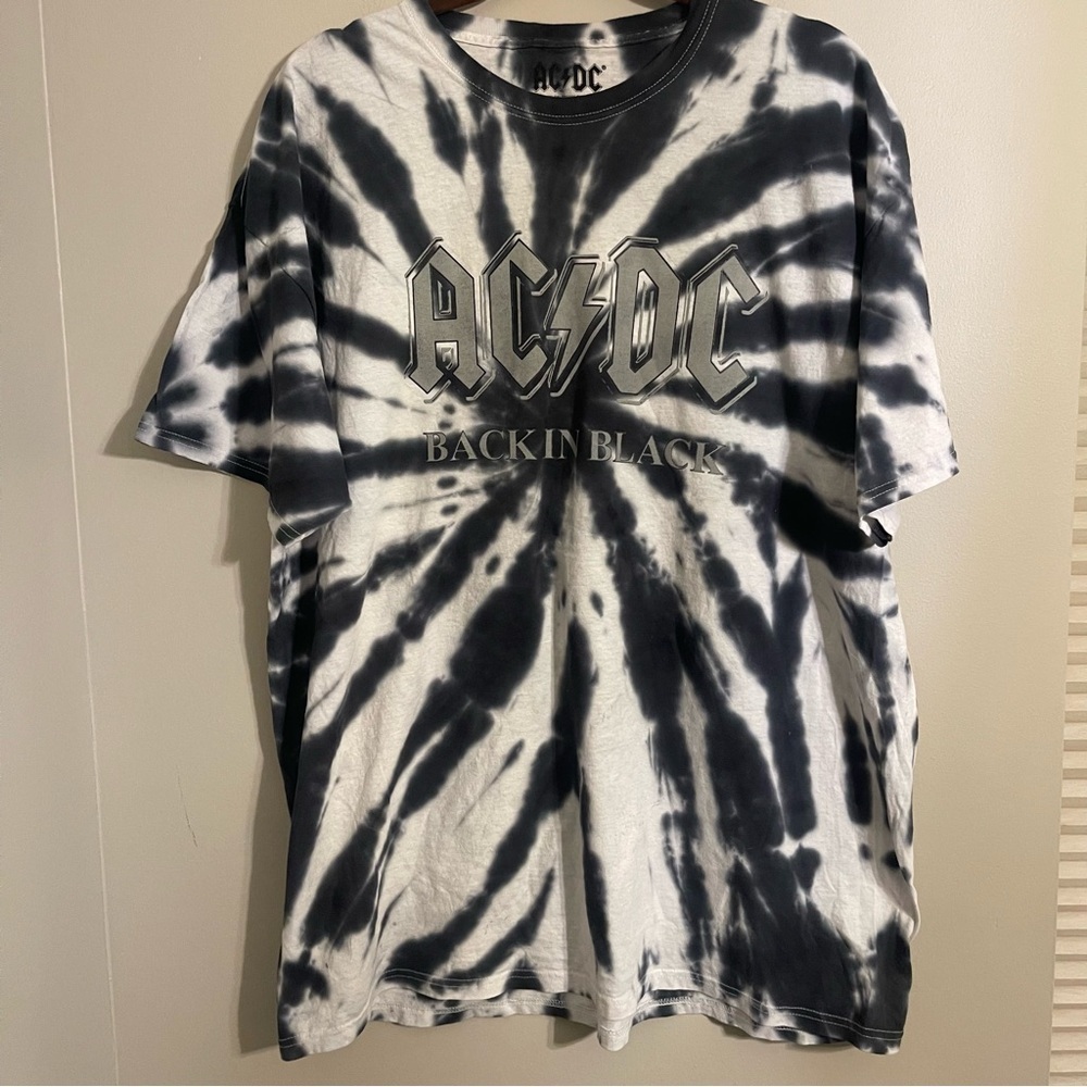 AC/DC Monochrome Graphic Tee